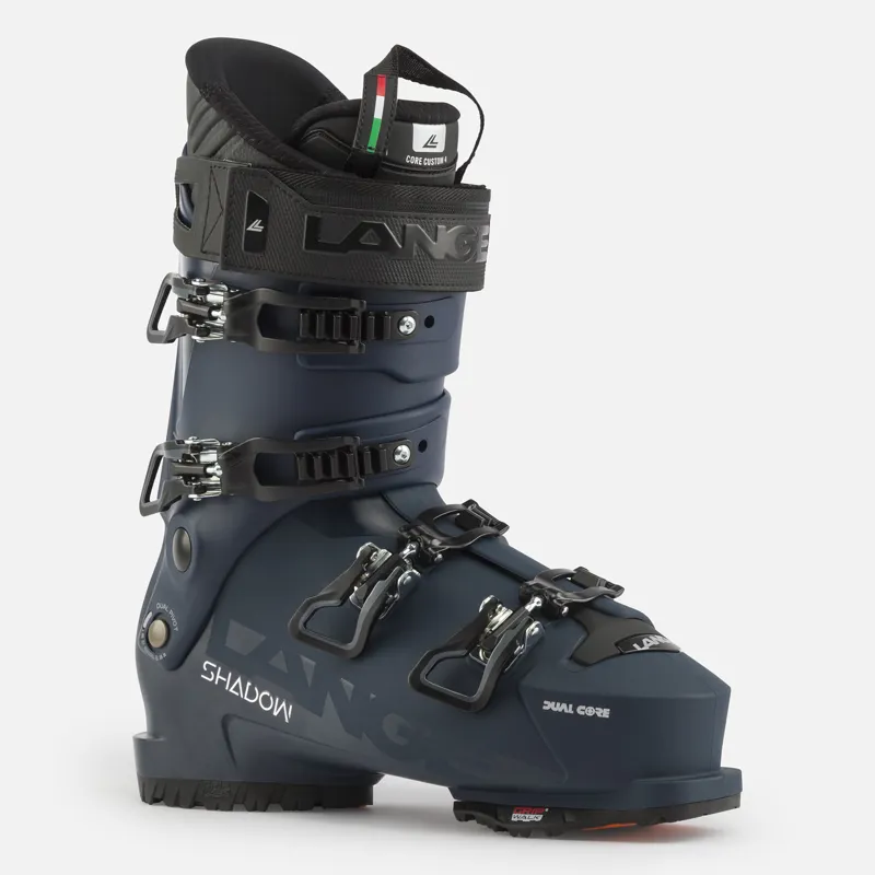 2024/25 Lange Shadow 100 MV Men's Ski Boot in Black-Blue